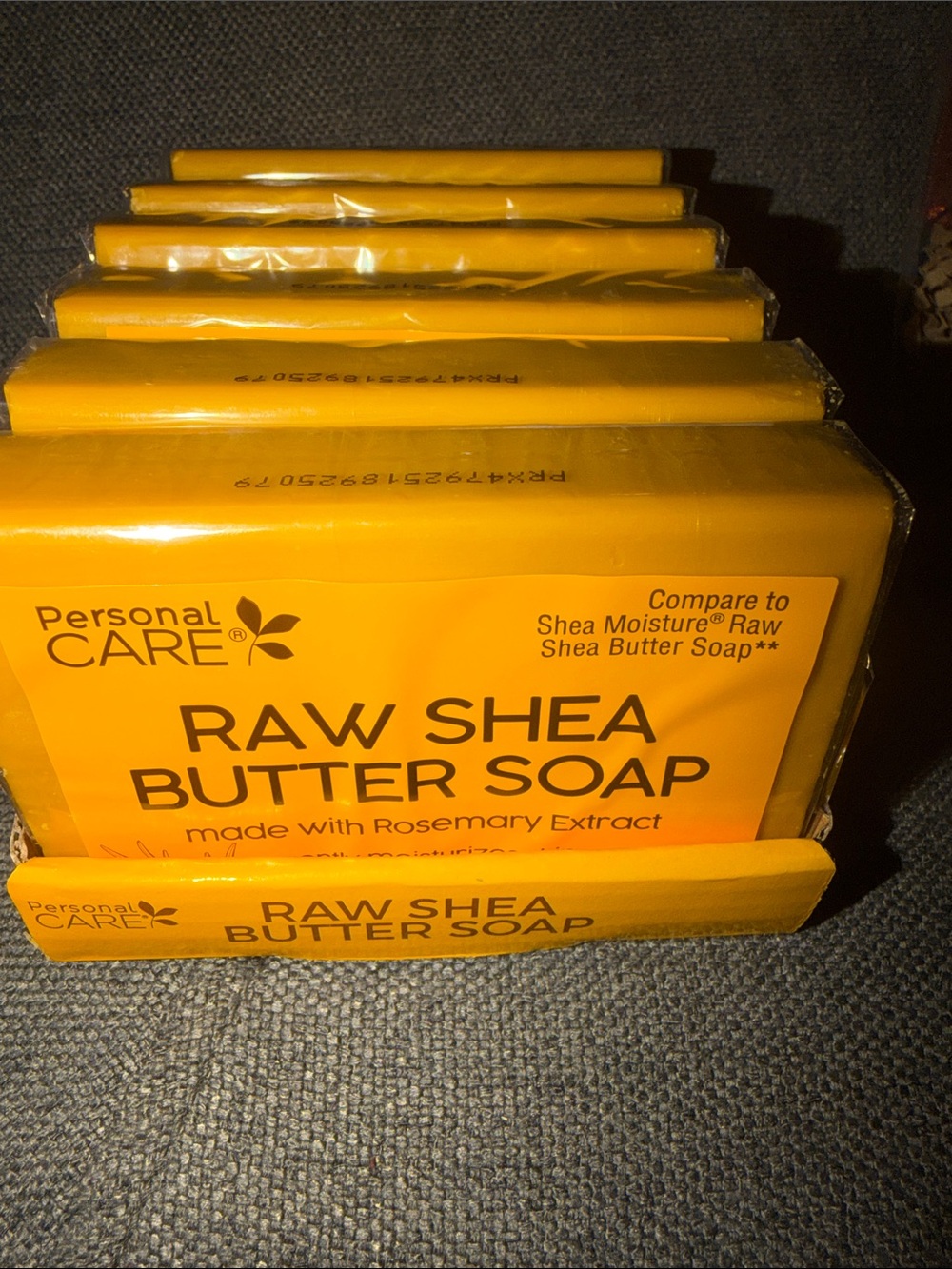 Persona Raw Shea Butter Soap - Yellow made with Rosemary- 1 bar unless bundled - Picture 6 of 9